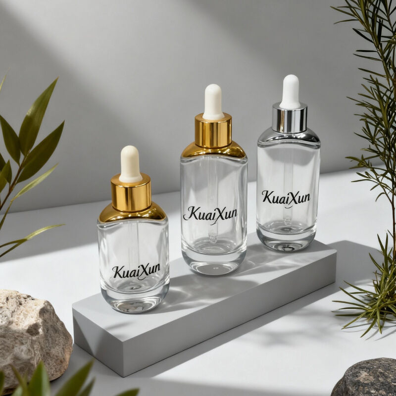 زجاجات تغليف زيت الشعر الفاخرة للعلامات التجارية العالمية