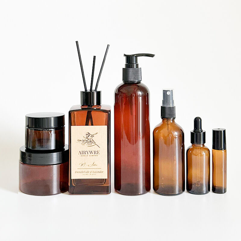 Amber Diffuser Bottles | UV-Protective Glass & Custom OEM