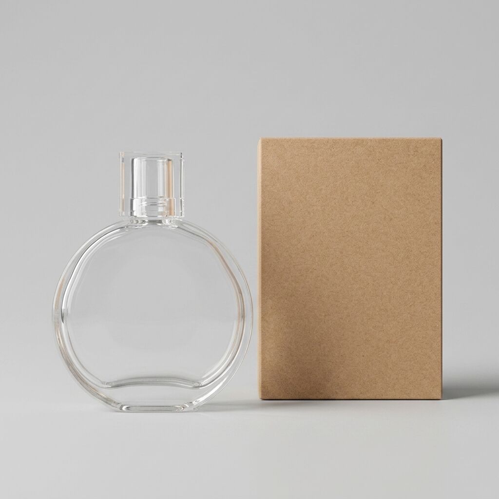 Luxury Glass Perfume Bottle With Box | 30/50/100ml Empty Packaging