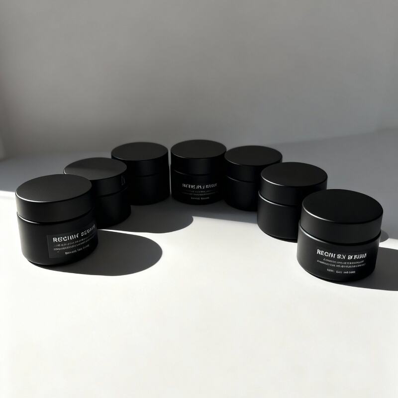 Pot crème noir premium pour tous vos besoins d’emballage