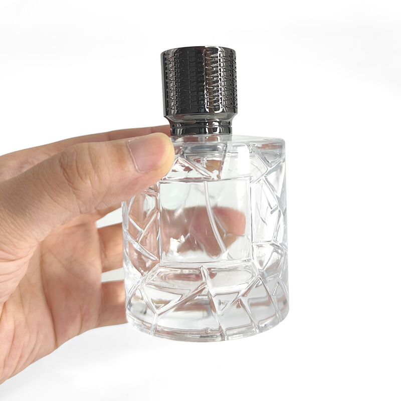 Male female high-end aesthetic perfume bottle Female pressurized atomizer 100ml transparent perfume spray spray bottle supplier