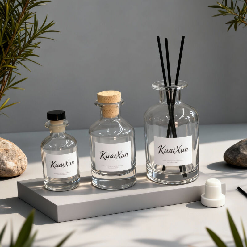 Solutions haut de gamme en verre pour diffuseurs à bâtonnets destinés à l’aromathérapie