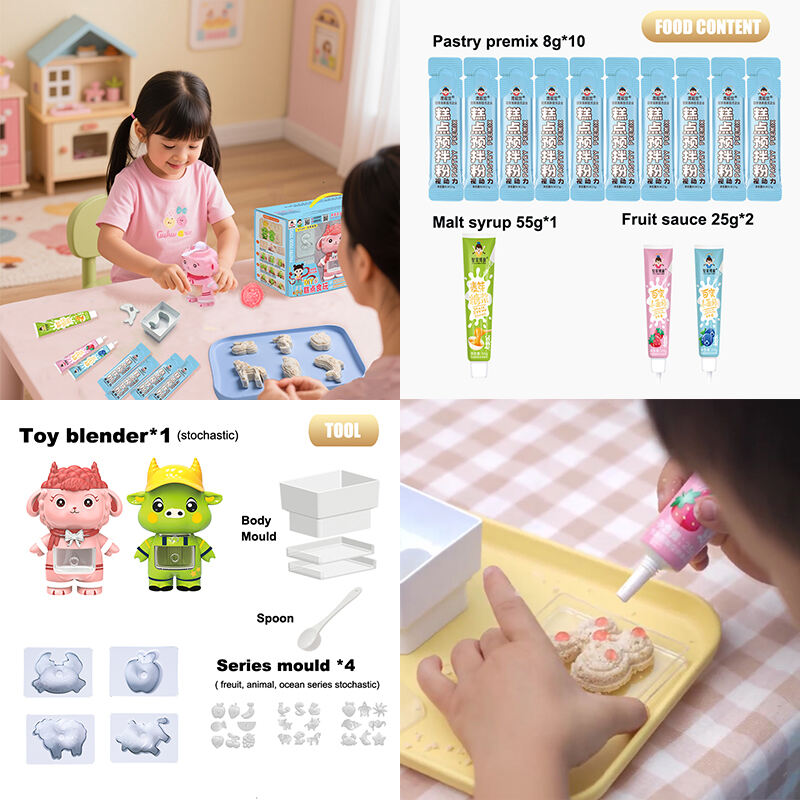 Jiasheng Play Doh Kitchen Creations - Bột Nhào Chơi Vui Nhộn và Có Thể Ăn Được Để Phát Huy Tưởng Tượng