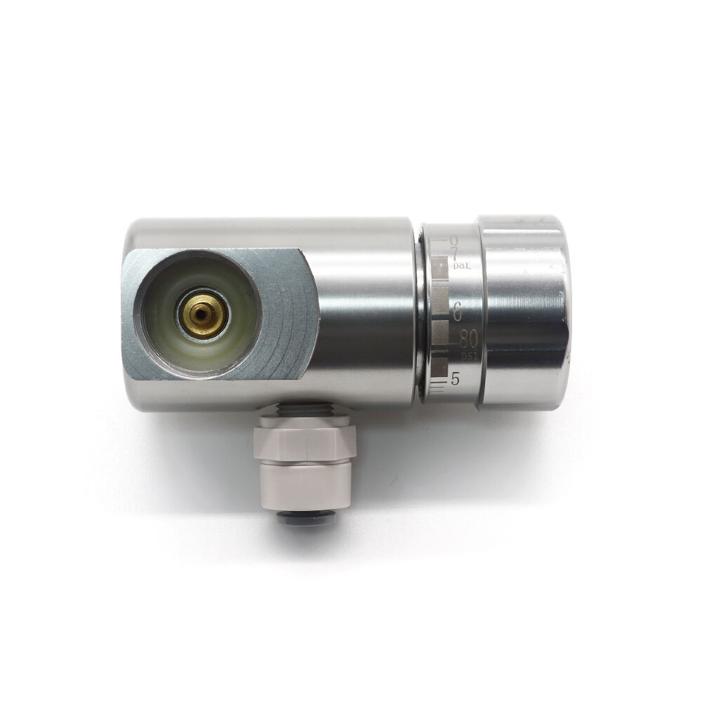 Dual Stage Mini Beer & Soda Stream Valve Aluminum Body Pressure Regulator for Effective Reducing of Pressures