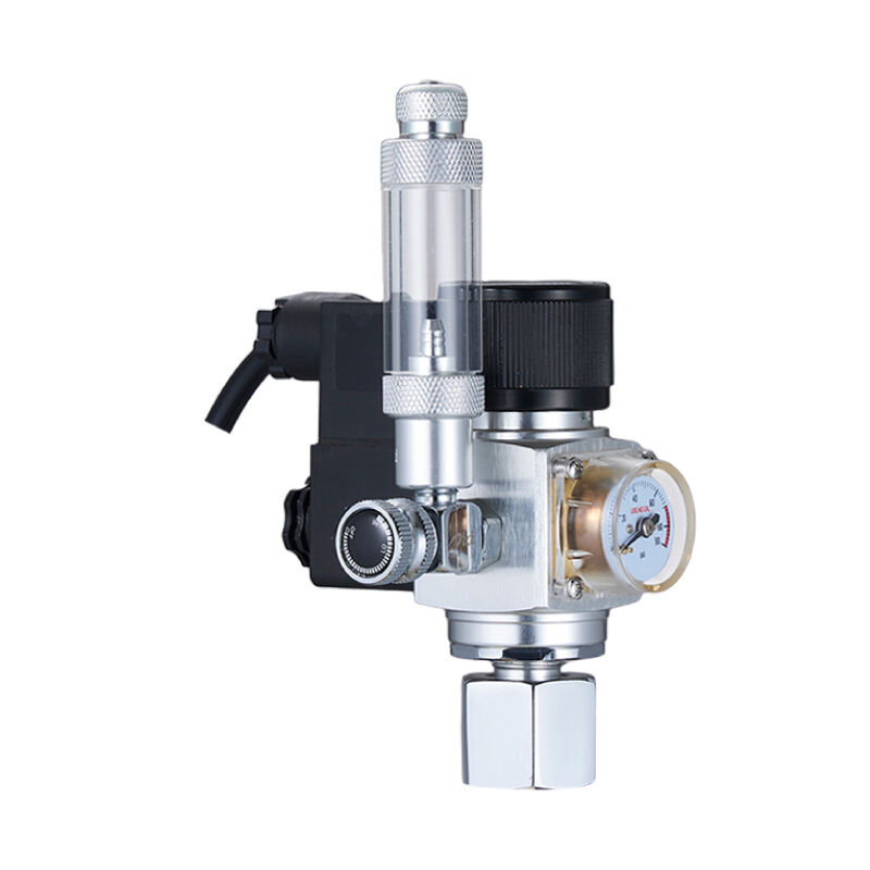 Plant Aquarium CO2 Regulator with Solenoid and Bubble counter