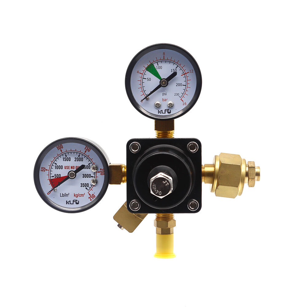 Durable Brass Soda Regulator Home Brew Pressure Reducer for Cola Homebrew