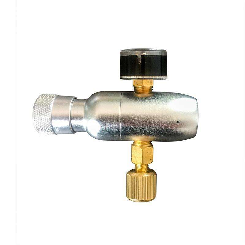 Mini Keg CO2 Dispenser Pressure Regulated Soda Gauge Convenient 0-60 PSI Pressure Regulator for Soda