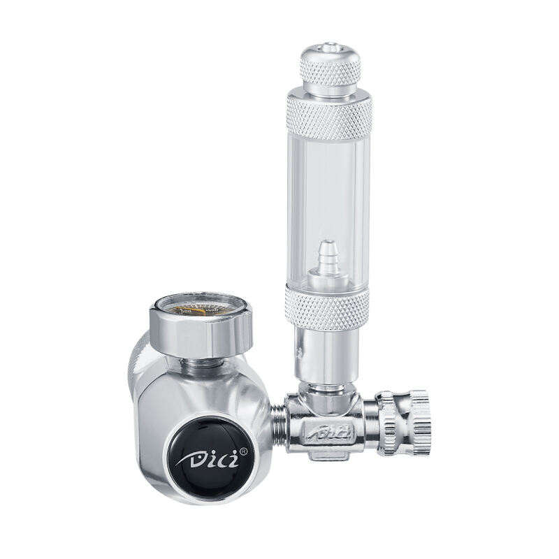 Plant Aquarium CO2 Regulator with Solenoid and Bubble counter