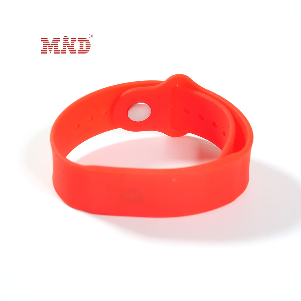 MW1B33 RFID Chip Wristbands NFC Silicone Bracelet for Hotel