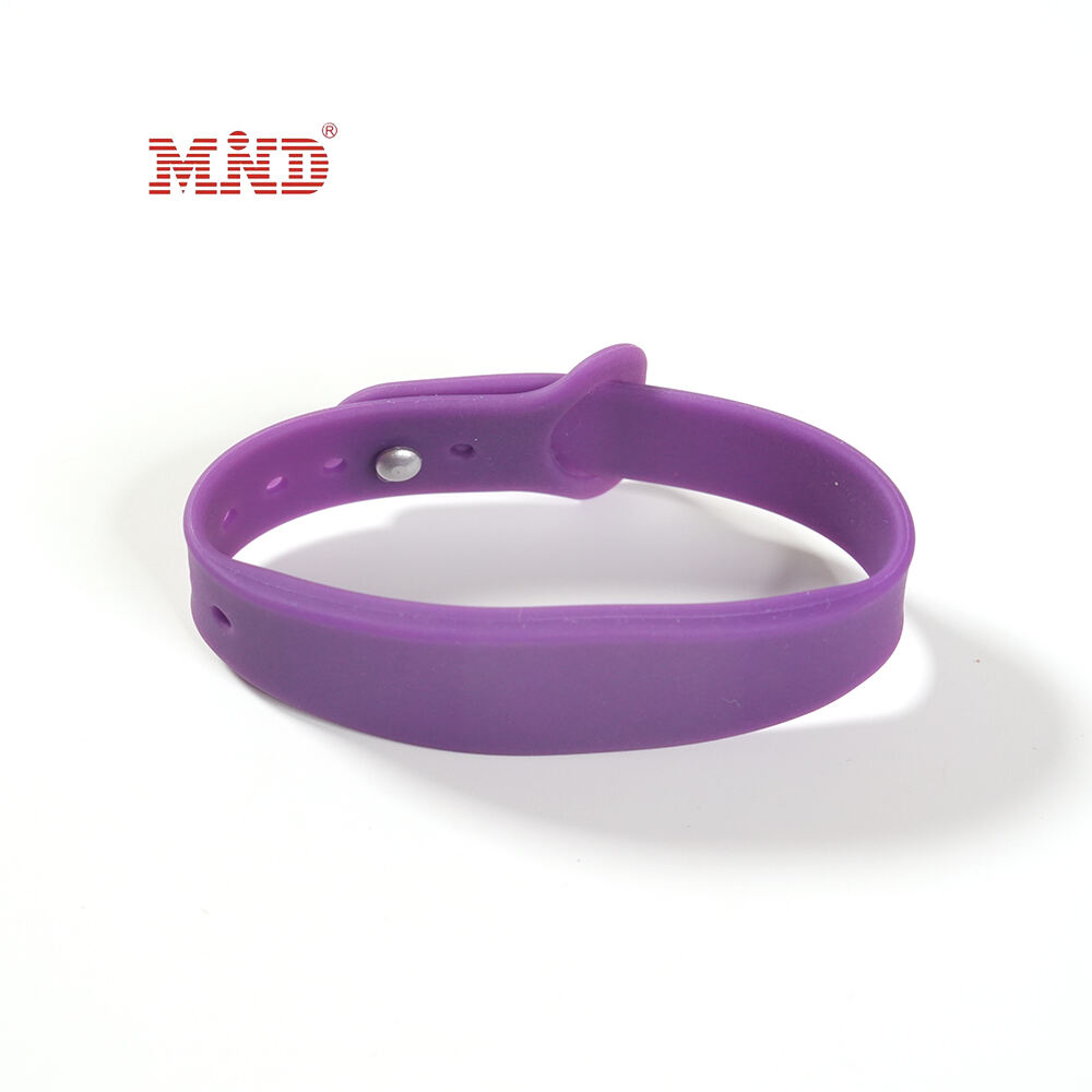 MW1B34 Adjustable Kids Only RFID Silicone Wristband Smart Bracelet