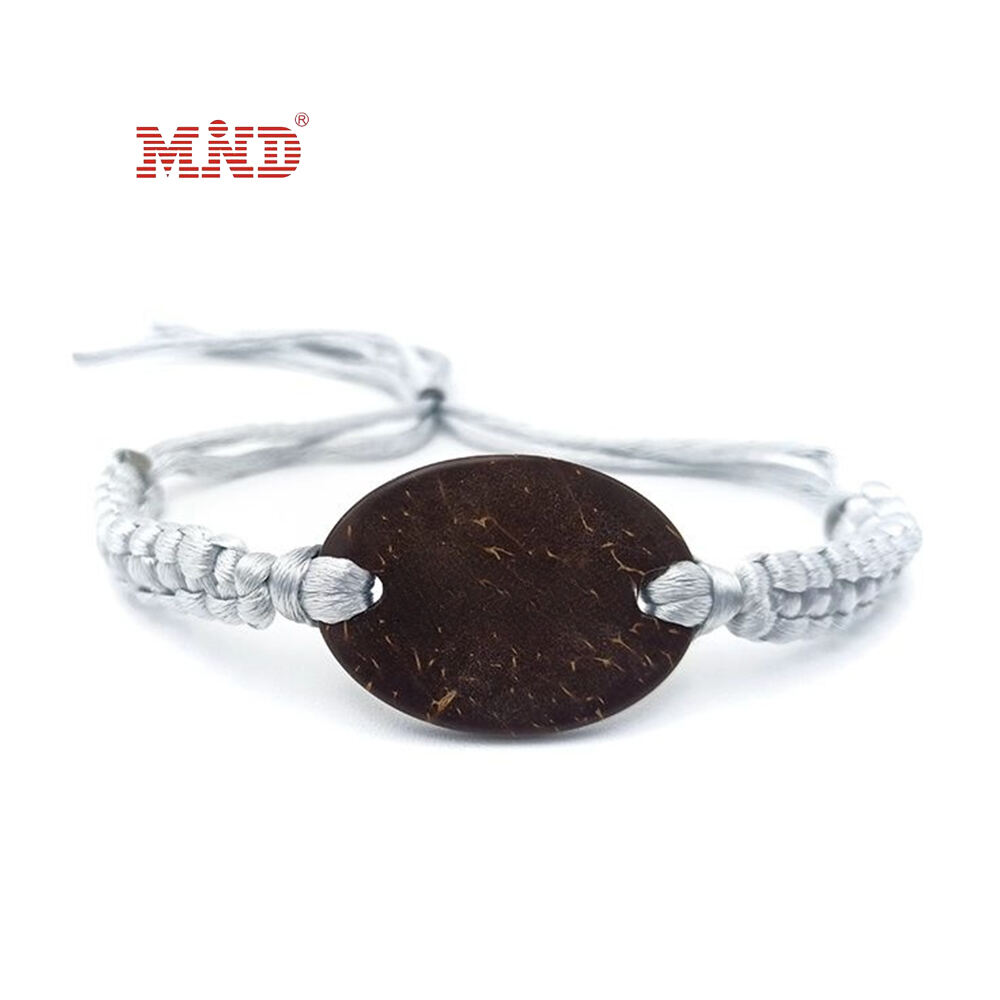 RFID Eco-Friendly Coconut Shell Tag Wristband Access Control Bracelet