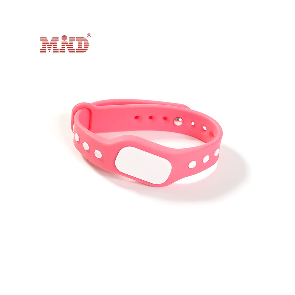 MW1B32 Fashion 13.65MHz RFID Tag Wristband NFC Silicone Bracelet