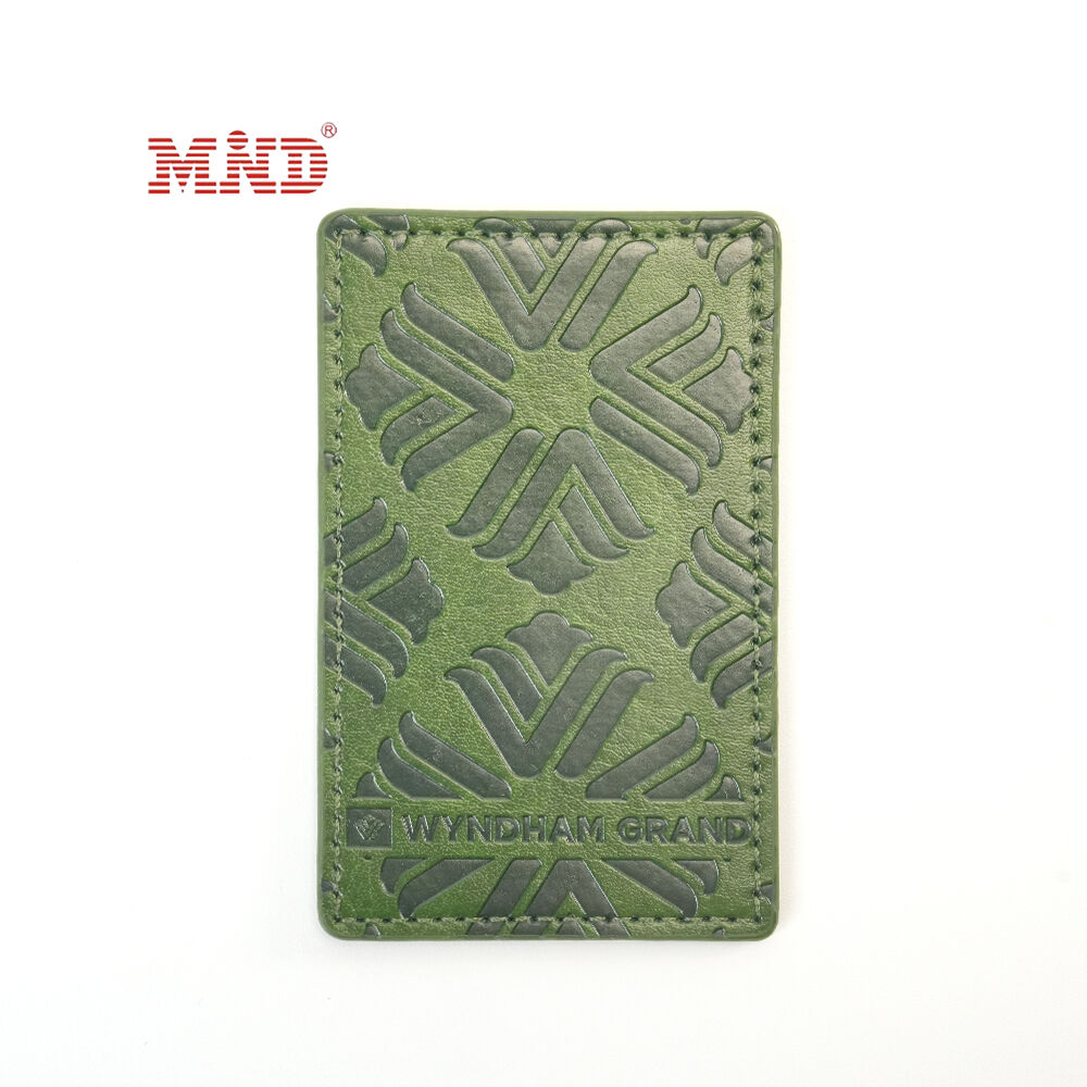 MDN007 Customized Logo Design NFC PU Leather Card Hotel Key Cards
