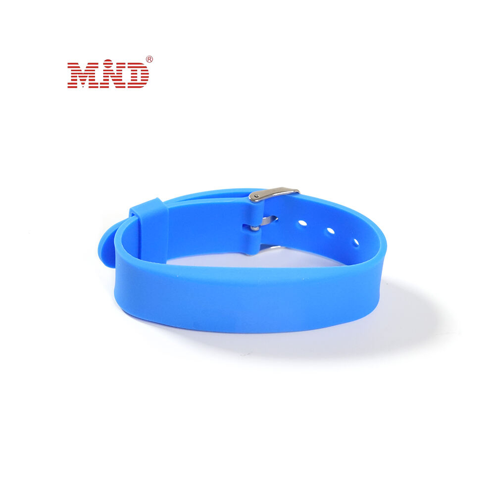 MW1B31 Customized Smart NFC Silicone Bracelet Access Control Wristband