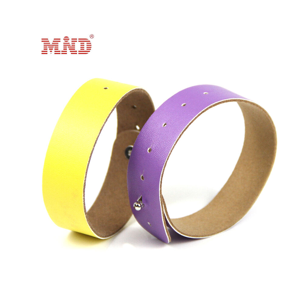 MW6A05 13,56 MHz Cinturino RFID morbido NFC in pelle PU Bracciale intelligente