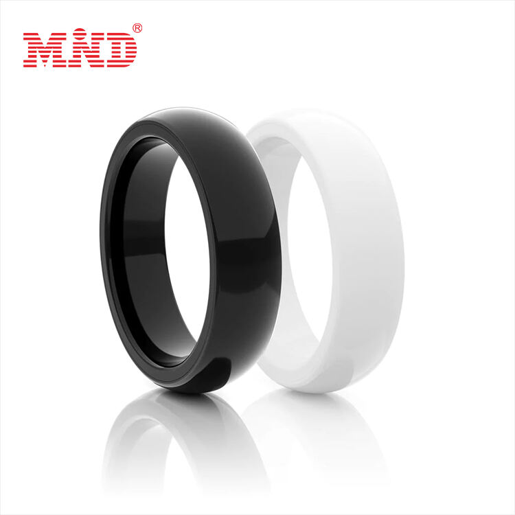 OEM NFC Pure Ceramic Ring Premium Smart Ceramic Rings for Women Men