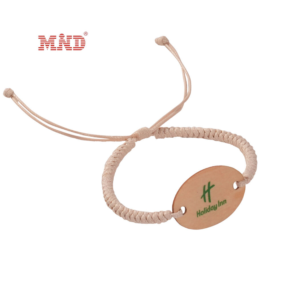 MW10A04-2 Hotelový RFID náramok z lana s nastaviteľným zápästím
