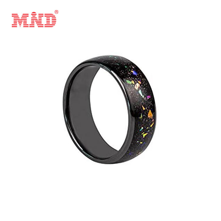 Customizable Waterproof NFC Smart Ceramic Epoxy Ring NFC Payment Ring