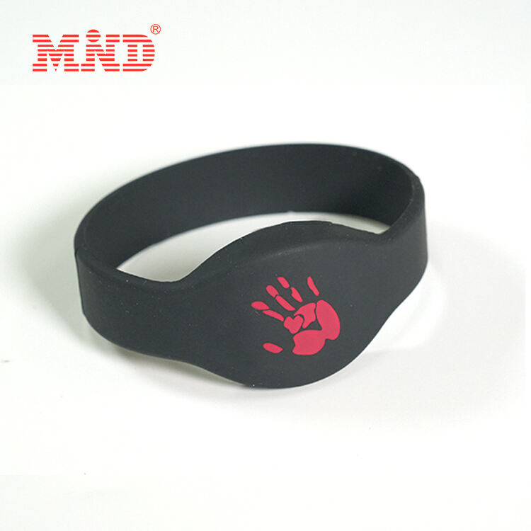 MW1A01 Oval Head NFC Wristband RFID Silicone