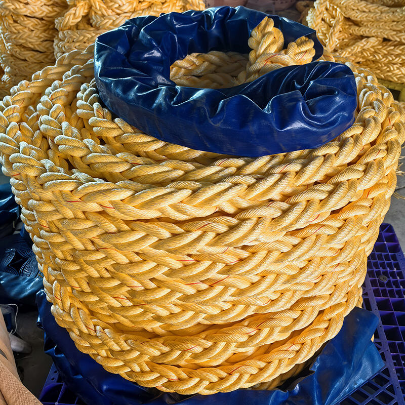 Polipropileen- en poliester gemengde tou