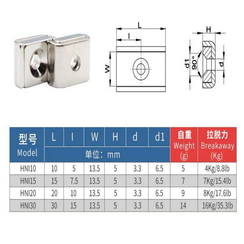 Rectangular Mounting Magnets manufacture