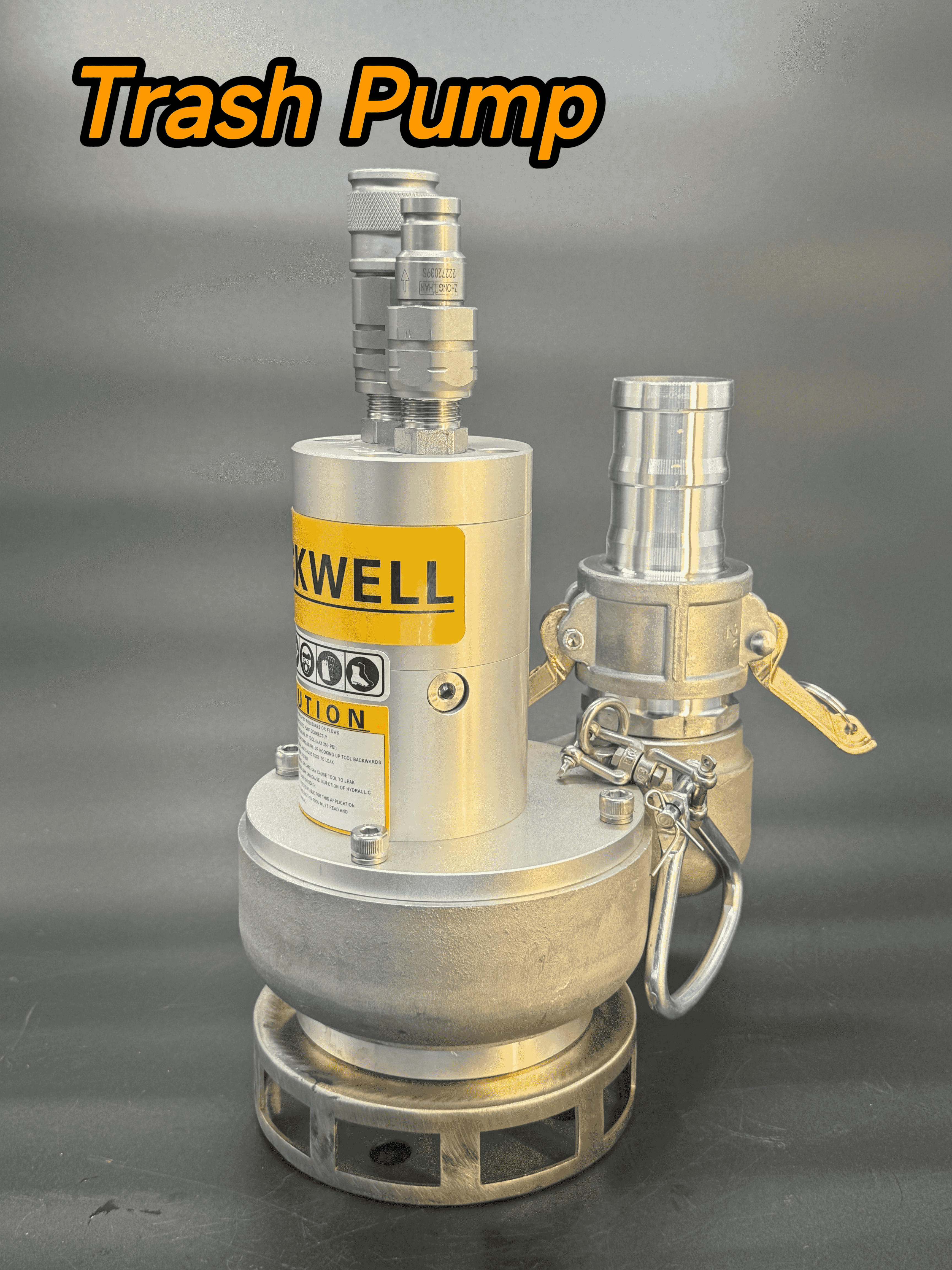 How to cooperate on trash pump customization for construction firms?