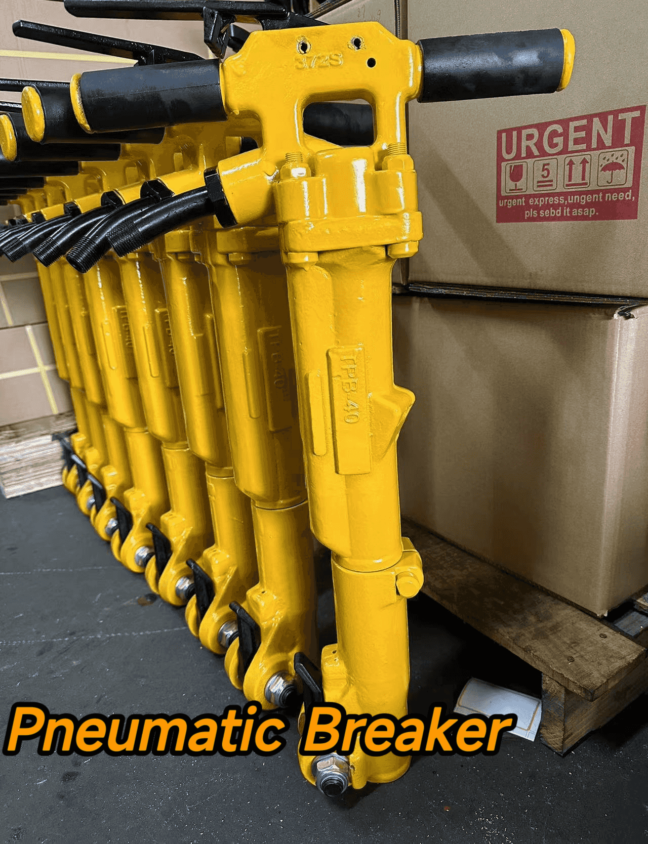 What projects require high-performance pneumatic breakers?