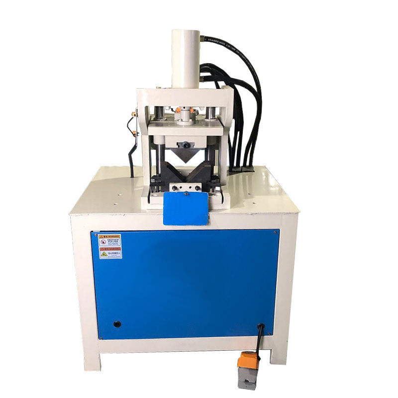 Electro-hydraulic square round tube punching cutting angle machine