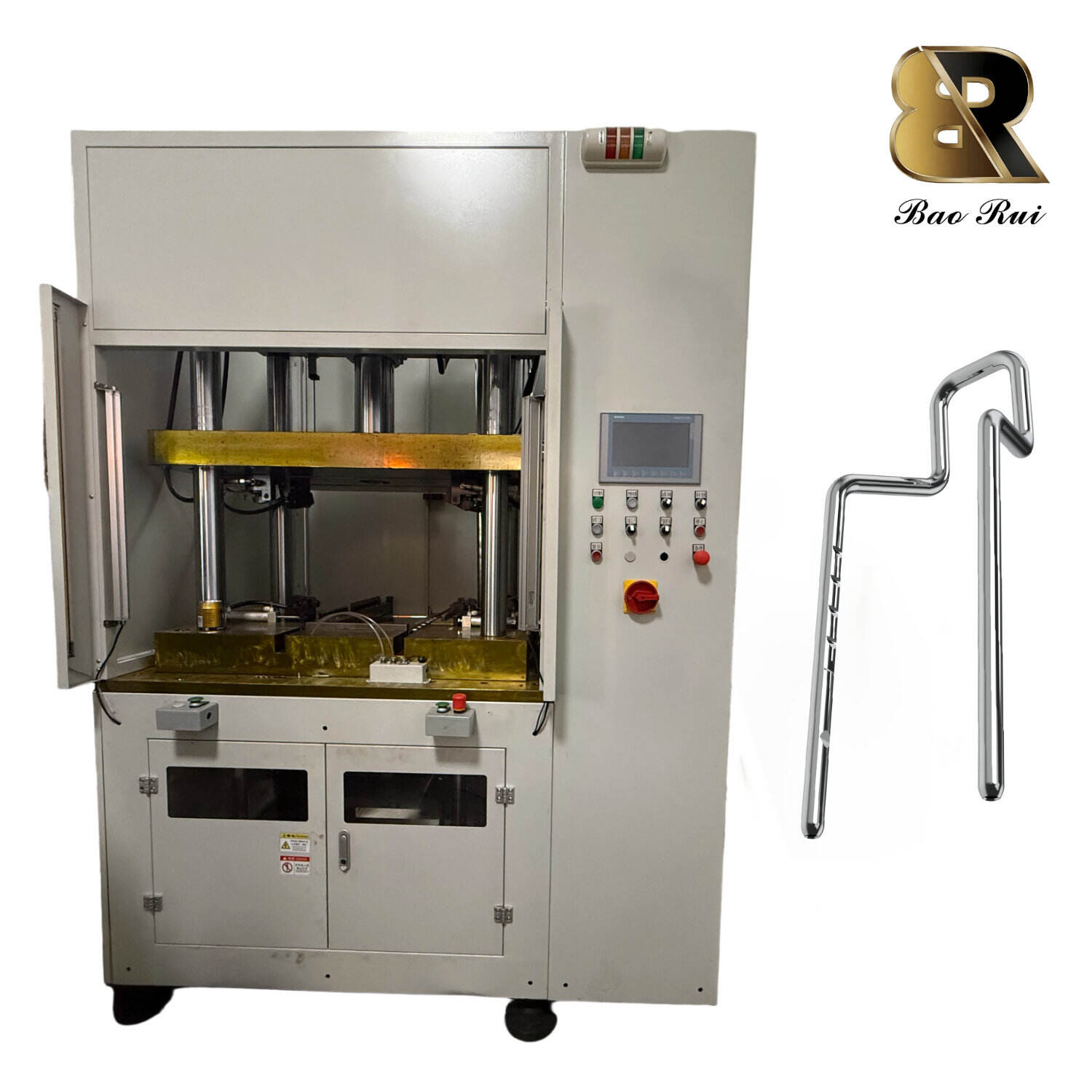 Machine à découper les tubes en acier inoxydable avec pipeuse hydraulique personnalisée BR-18CNC pour appuie-tête de voiture