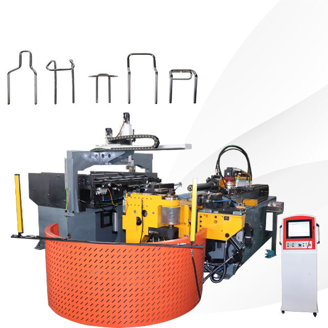 Automatic loading head restraint pipe bending machine