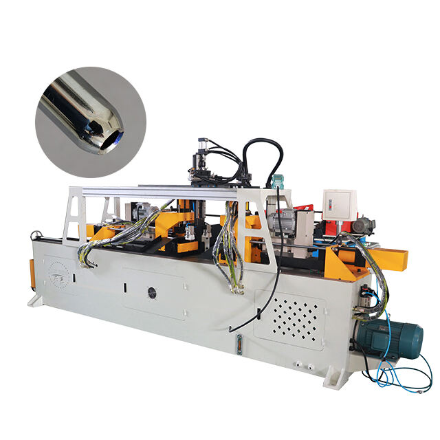 Double head moulding round head machine pipe end forming machine steel pipe flanging machine