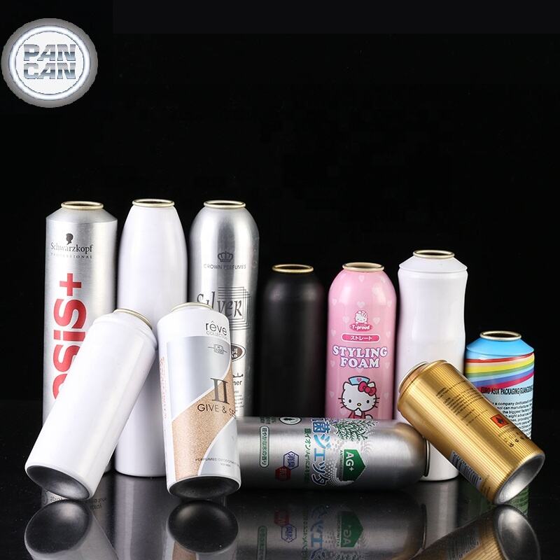 Hot selling empty aluminum aerosol cans deodorant for household air freshener spray cans