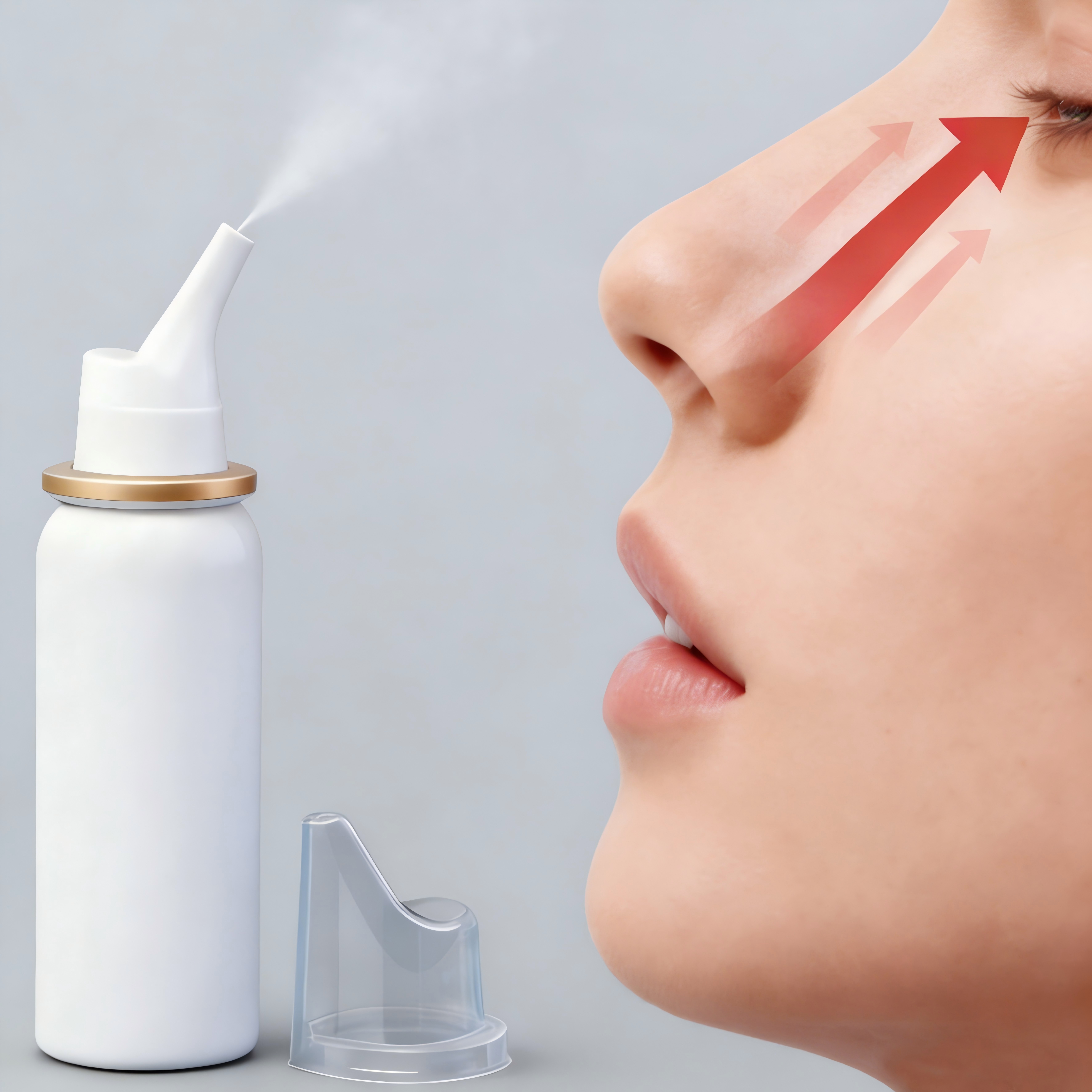 30ml 50ml 80ml 100ml ຂວດສະເປີຍແອລບູມິນຽມຫວ່າງສໍາລັບຢາດົມຈົມูก ແກ້ວອາລູມິນຽມທີ່ມີວາວ ແລະ ຫัวພຸ່ງ