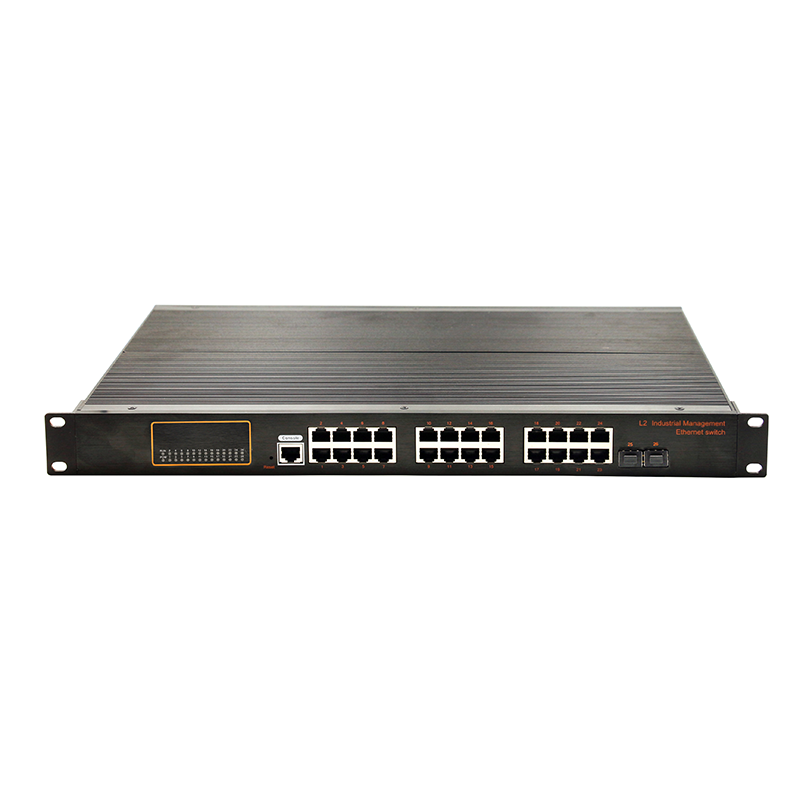 24-port 10//100/1000BASE-TX+2G SFP Managed Industrial Switch