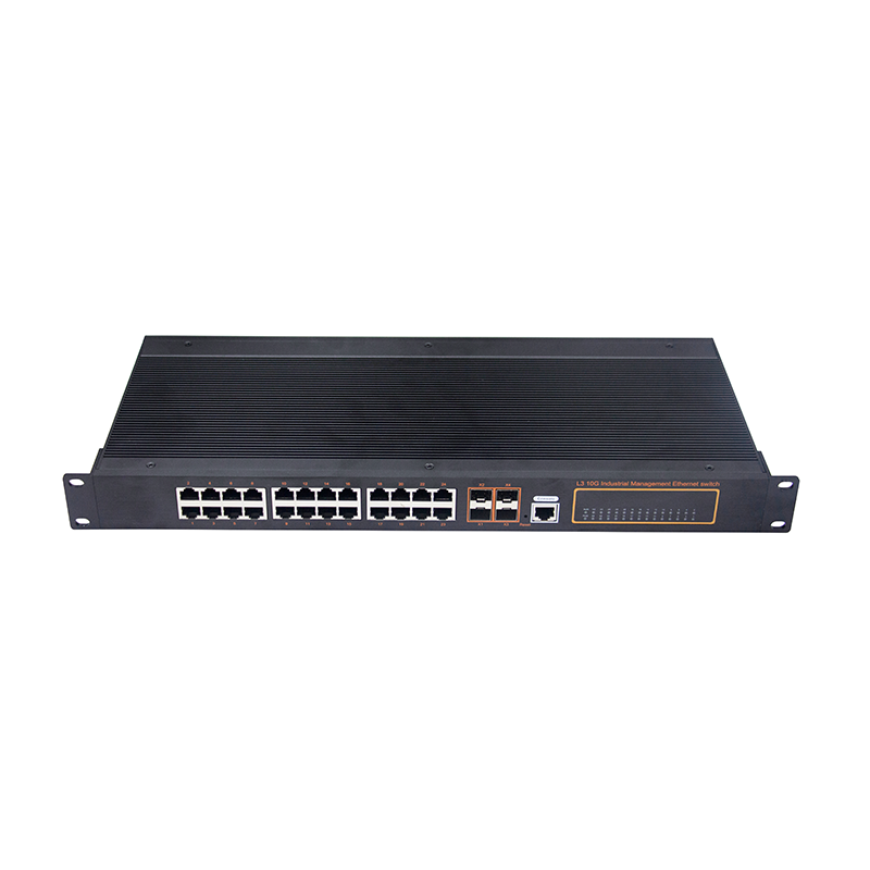 (zx424gst4-m-sfp) 24 poort gigabit + 4 poort 10g sfp l3 beheerde industriële schakelaar