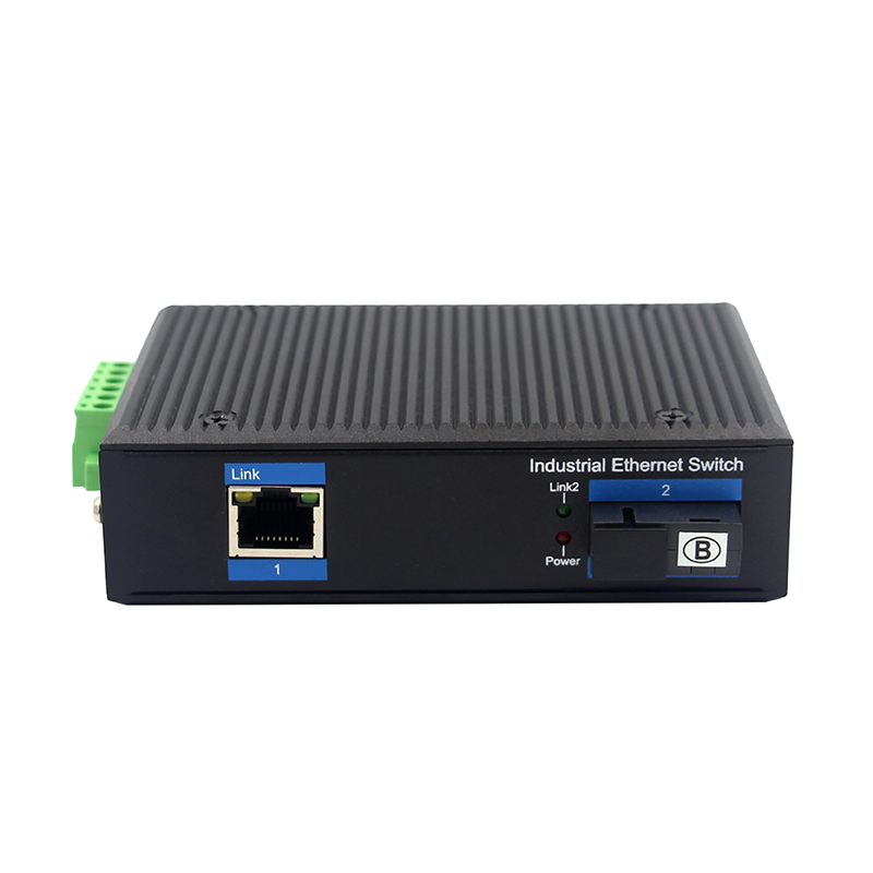 10/100Base-TX to 100Base-FX Industrial Media Converter