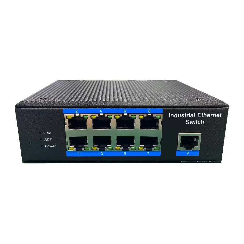 Industrial PoE Switch 4 Port for Reliable Power and Data Transmission  