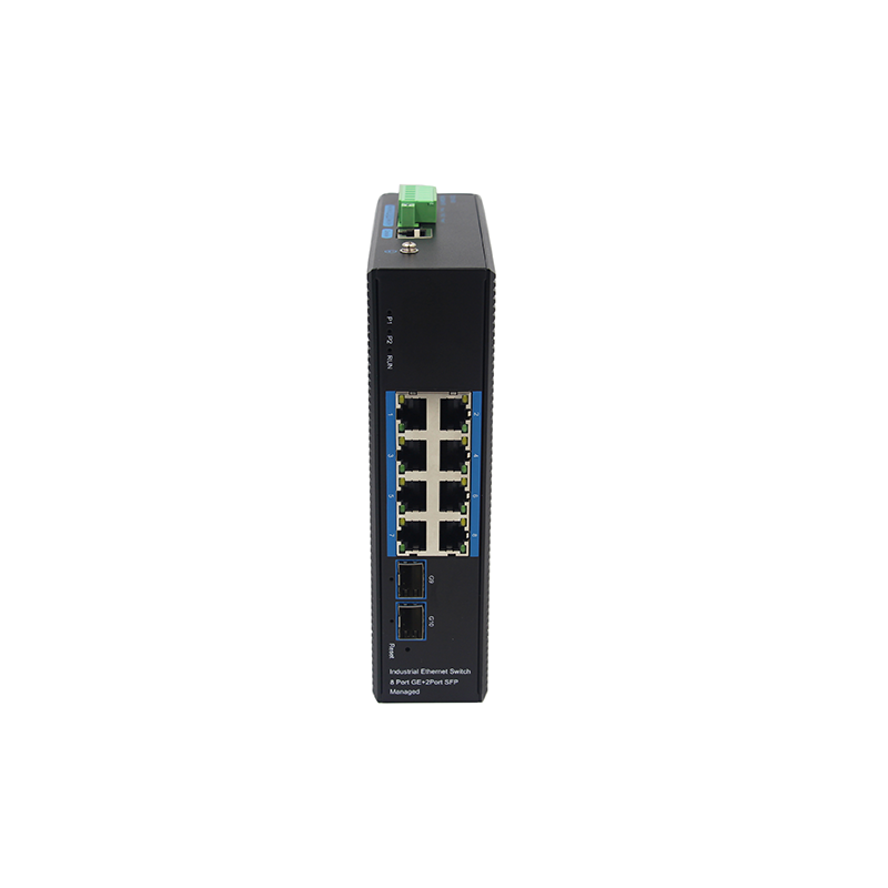 (RD28BGS-SFP) 8-port 10//100/1000BASE-TX+2G SFP Managed Industrial Switch