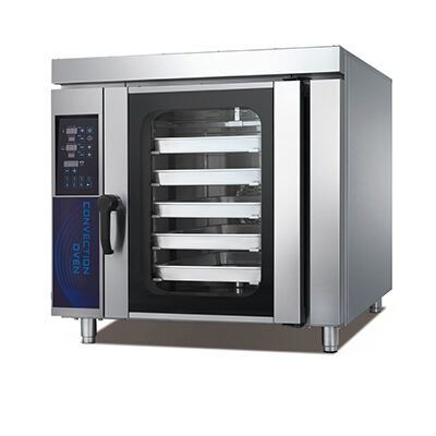Digital  panel 10-pan Electric Rotary Convection Oven with leg (Left blower)