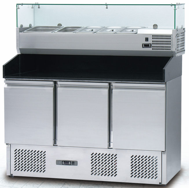 GL903 PZ- VRX1400/380
3 
(3 Doors Worktable Chiller)