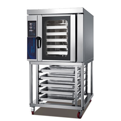 Digital  panel 5-pan Electric Rotary Convection Oven with Under shelf (Left blower) /HEA-5R