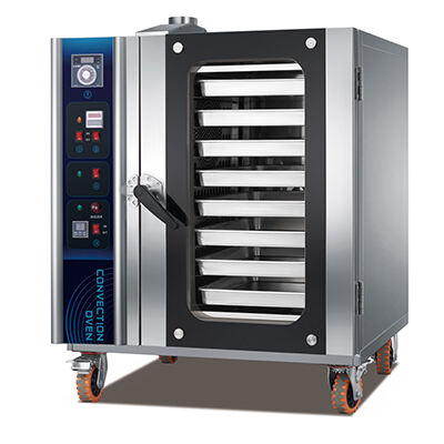 Mechanical key panel Gas Convection Oven (8-pan) (Left blower)