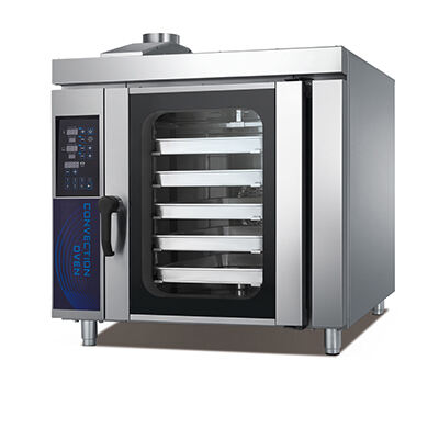 Digital  panel 10-pan Gas Rotary Convection Oven with Leg (Left blower)
