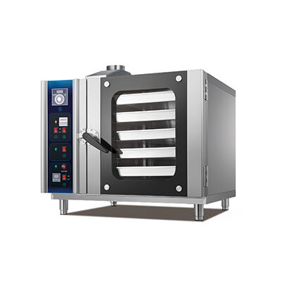 Mechanical key panel Gas Convection Oven (5-pan) (Left blower)