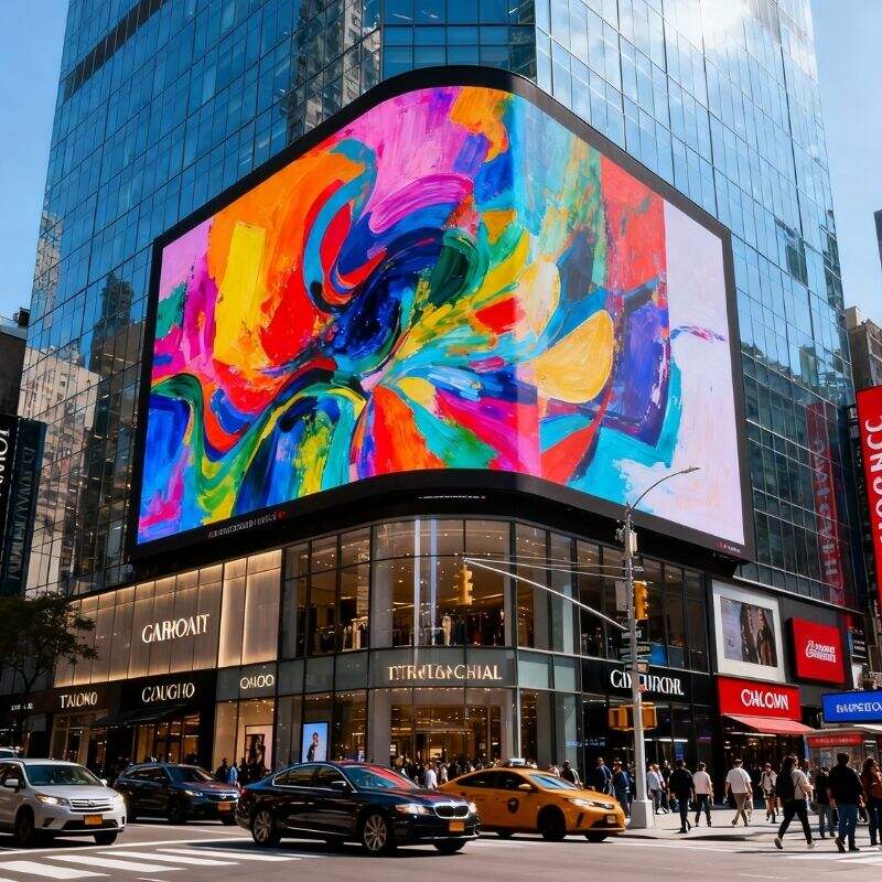 Flexible Bildschirmanzeigelösungen für kreative Installationen und gekrümmte LED-Anwendungen