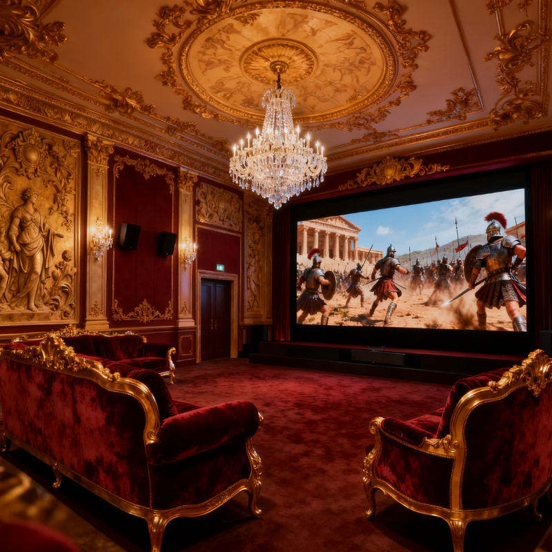 4K Chip-on-Board otthoni mozi falgyártó és globális egyedi telepítési partner