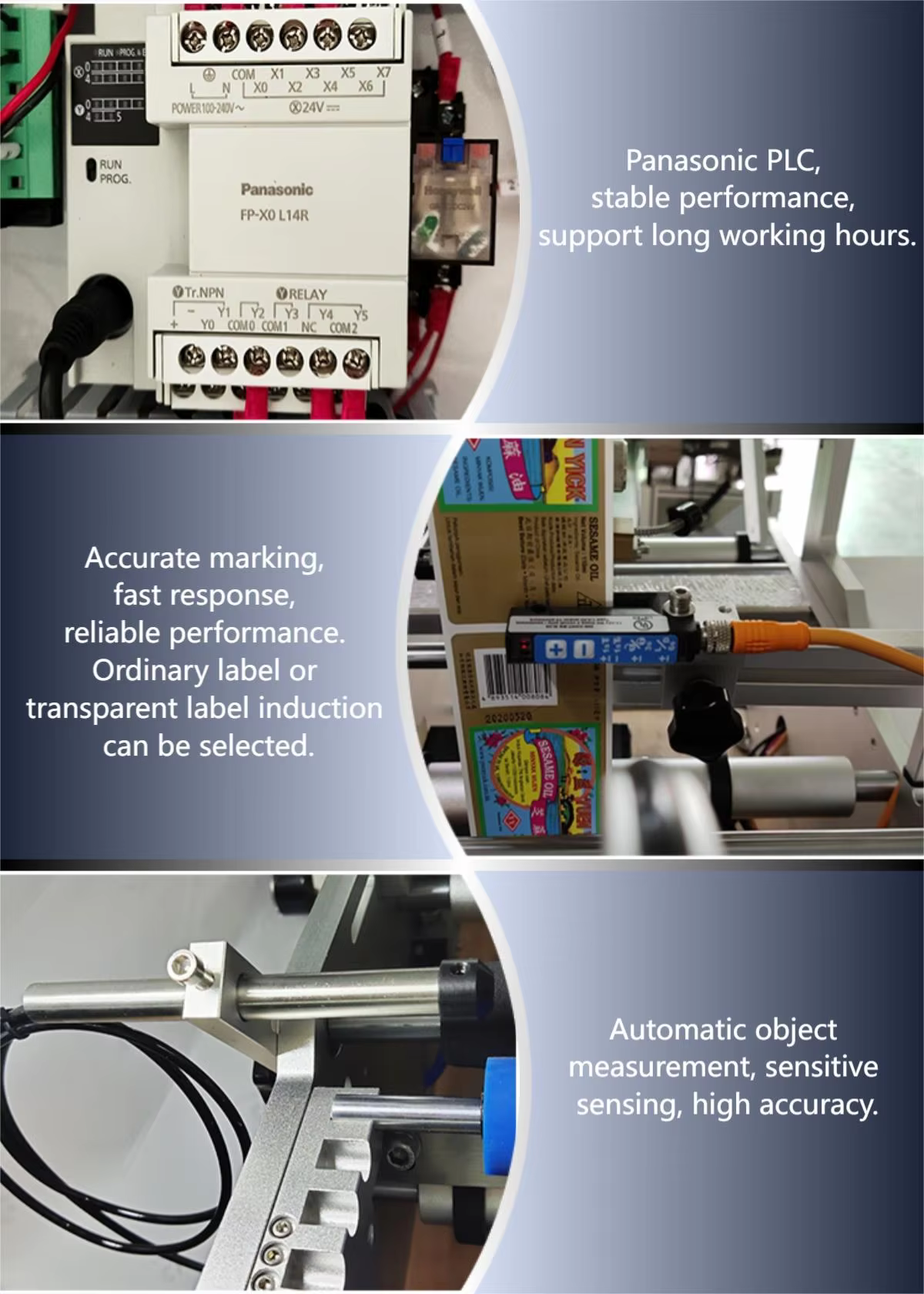 product best price semiautomatic labeling machine aluminum alloy table top round bottles labeling machine with auto round product-2