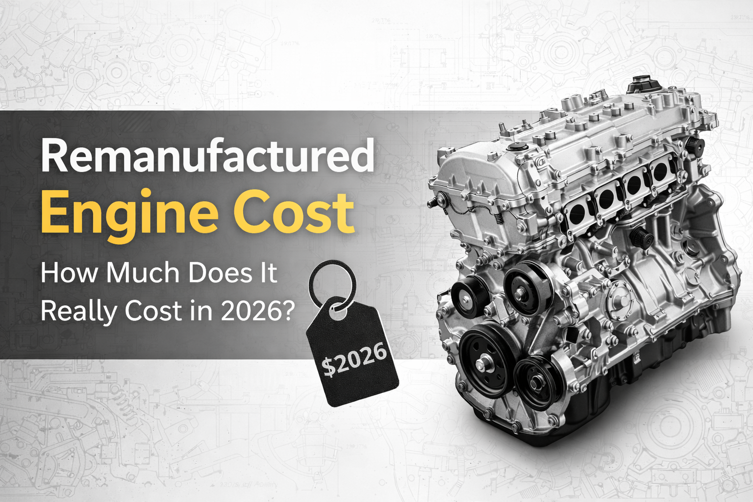 Újra gyártott motor költsége: Mennyibe kerül valójában 2026-ban?