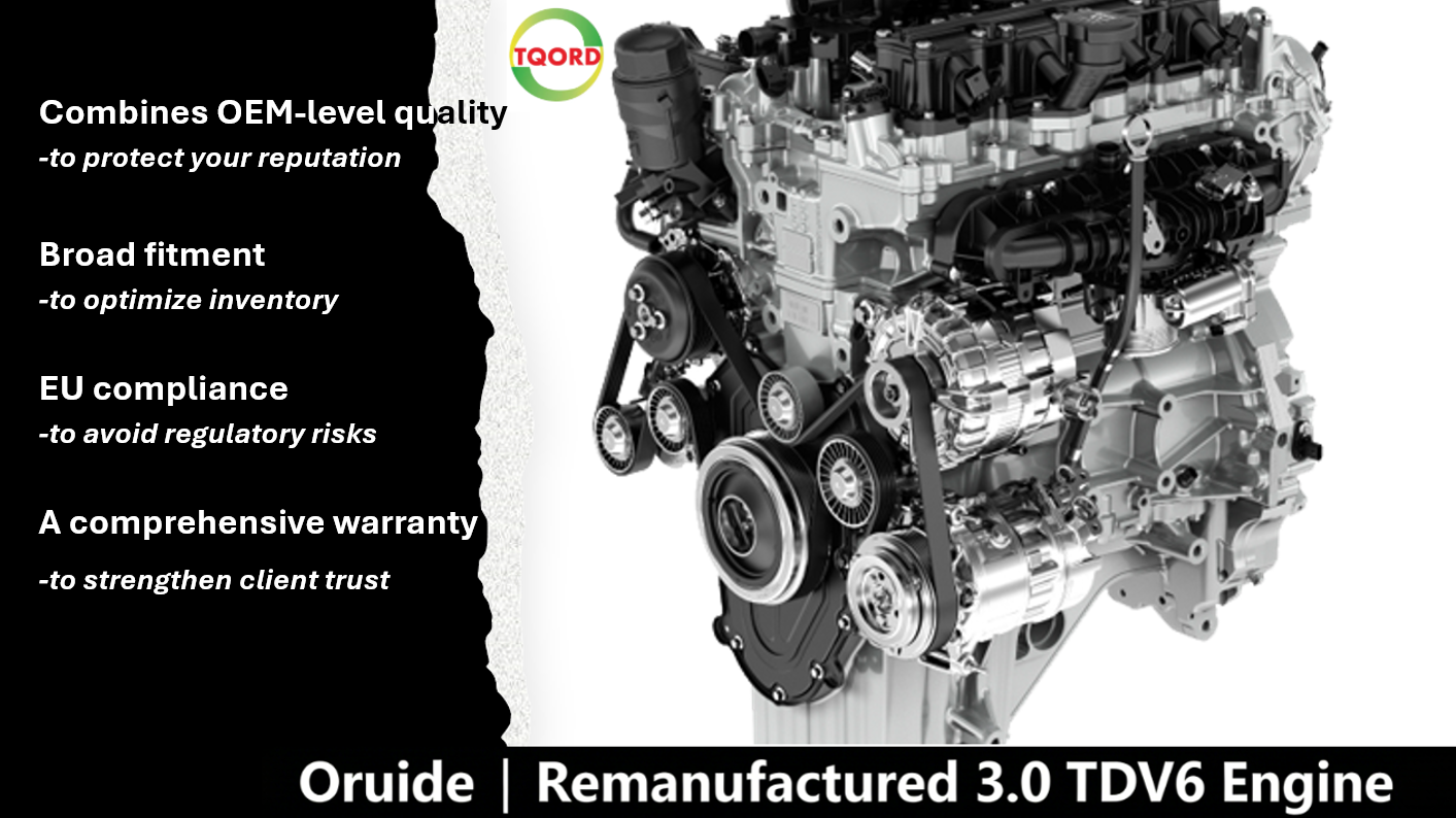 Motor Range Rover Sport 3.0 TDV6: Remanufactured Solution for B2B Automotive Suppliers & Partners