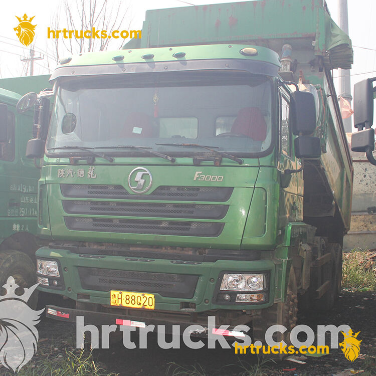 shacman dump truck green 6*4